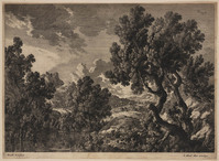 TvB G 5833
<br/>
Landschap met vier wandelaars
<br/>
<em>Perelle, Gabriel (1603-1677)</em>